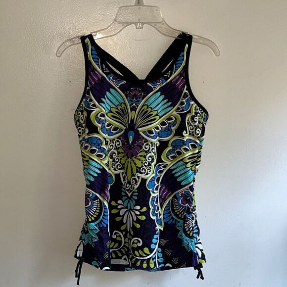 EXCELLENT CONDITION WOMEN’S SIZE SMALL ATHLETA TANKINI TOP - Picture 1 of 8